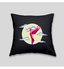 Hummingbird cushion