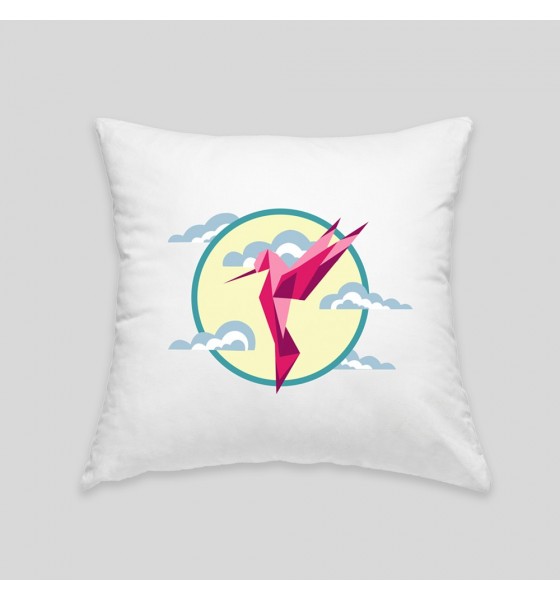 Hummingbird cushion